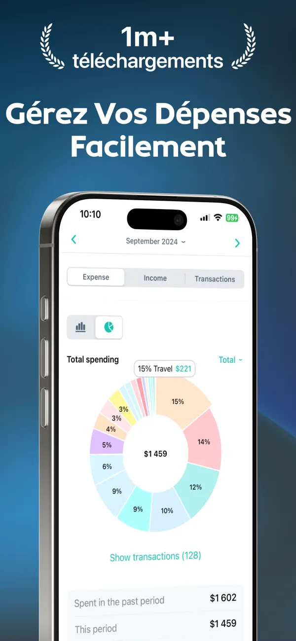 Screenshot #1 pour Gestion budget & finances