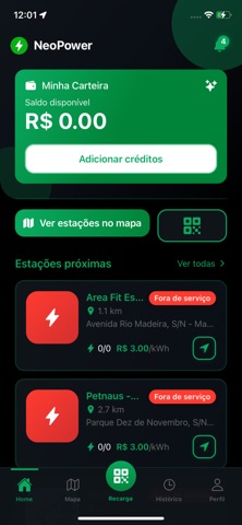 NeoPower iPhone screenshot