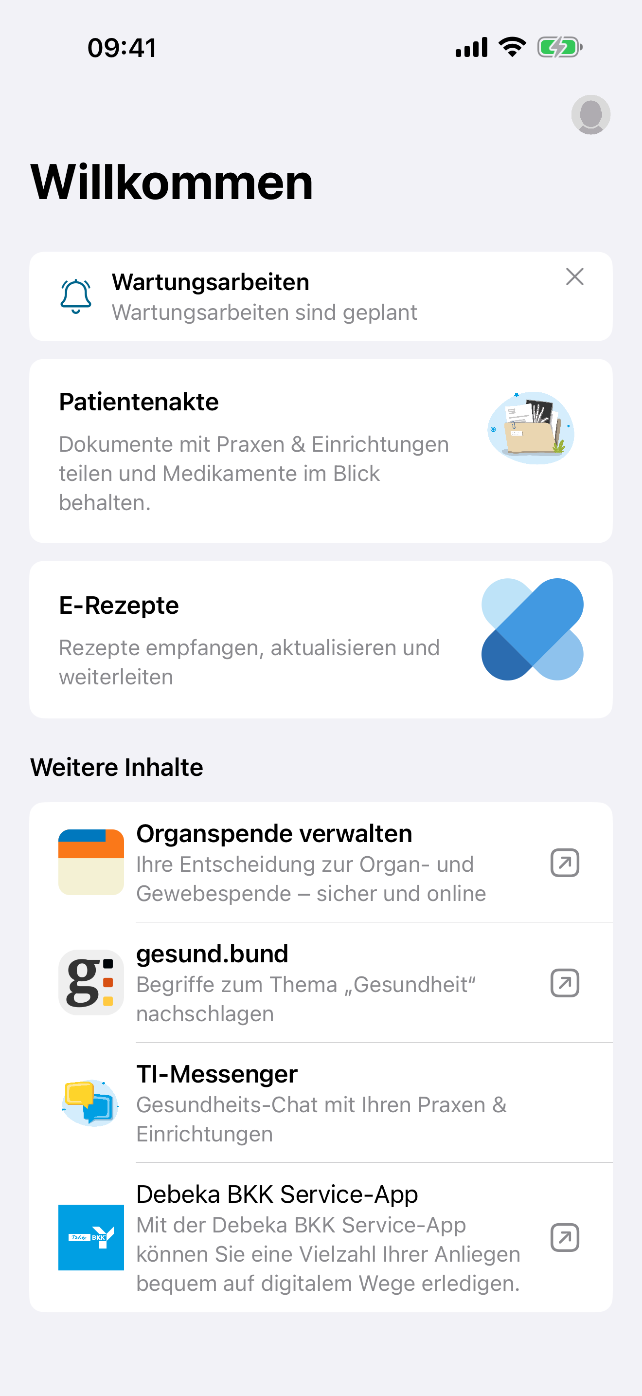 ePA Debeka BKK screenshot 5
