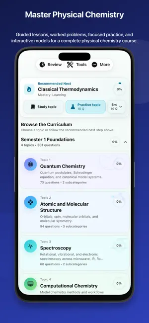 Physical Chemistry Tutor screenshot 1