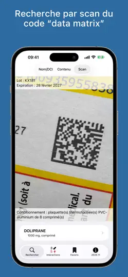 Captura de pantalla de Médicaments en iPhone 5