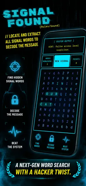 Signal Found Word Search Game screenshot 1