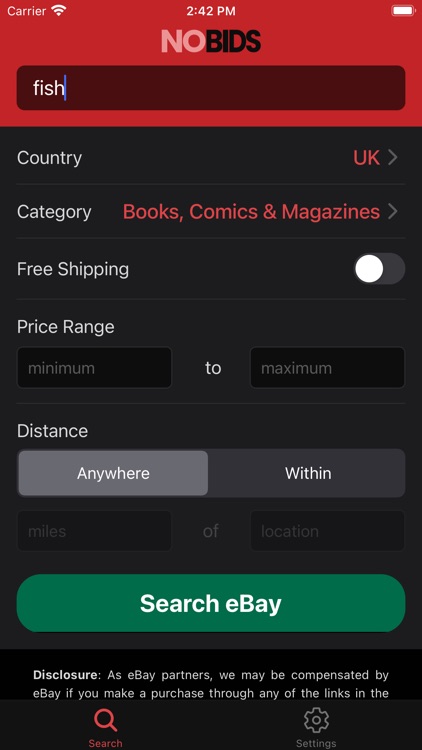 No Bids Search Tool