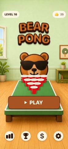 Bear Pong 3D Screenshot 1 of 4
