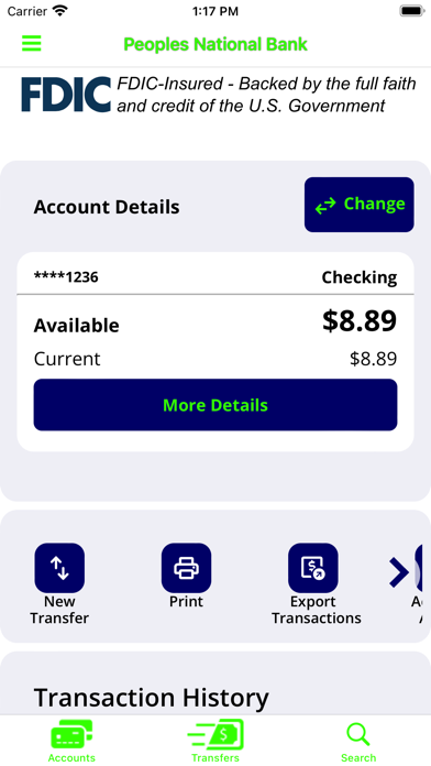 Peoples National Bank,Checotah Screenshot