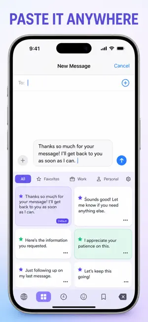 Clipboard Keyboard Snippets screenshot 2