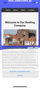 NoCodeSites Ai Website Builder screenshot #8 for iPhone