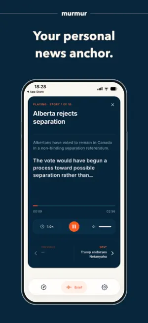 Audio News Daily Brief: Murmur screenshot 3
