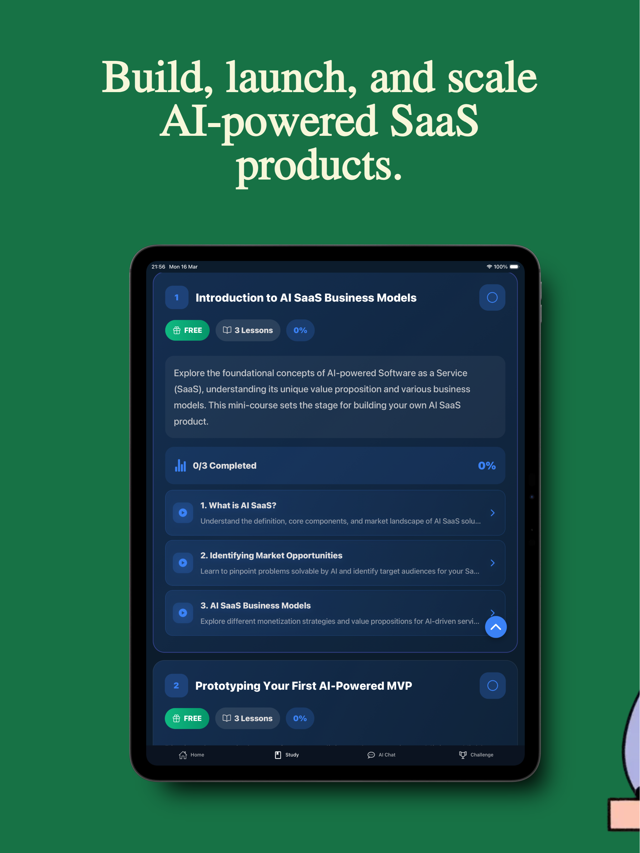 Learn AI SaaS Building screenshot 8