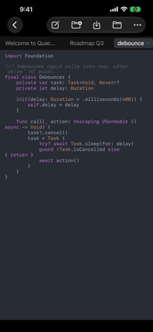 QuackNotes – Notes & Code screenshot