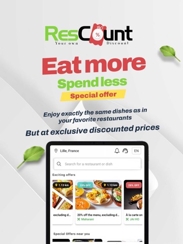ResCount iPad screenshot