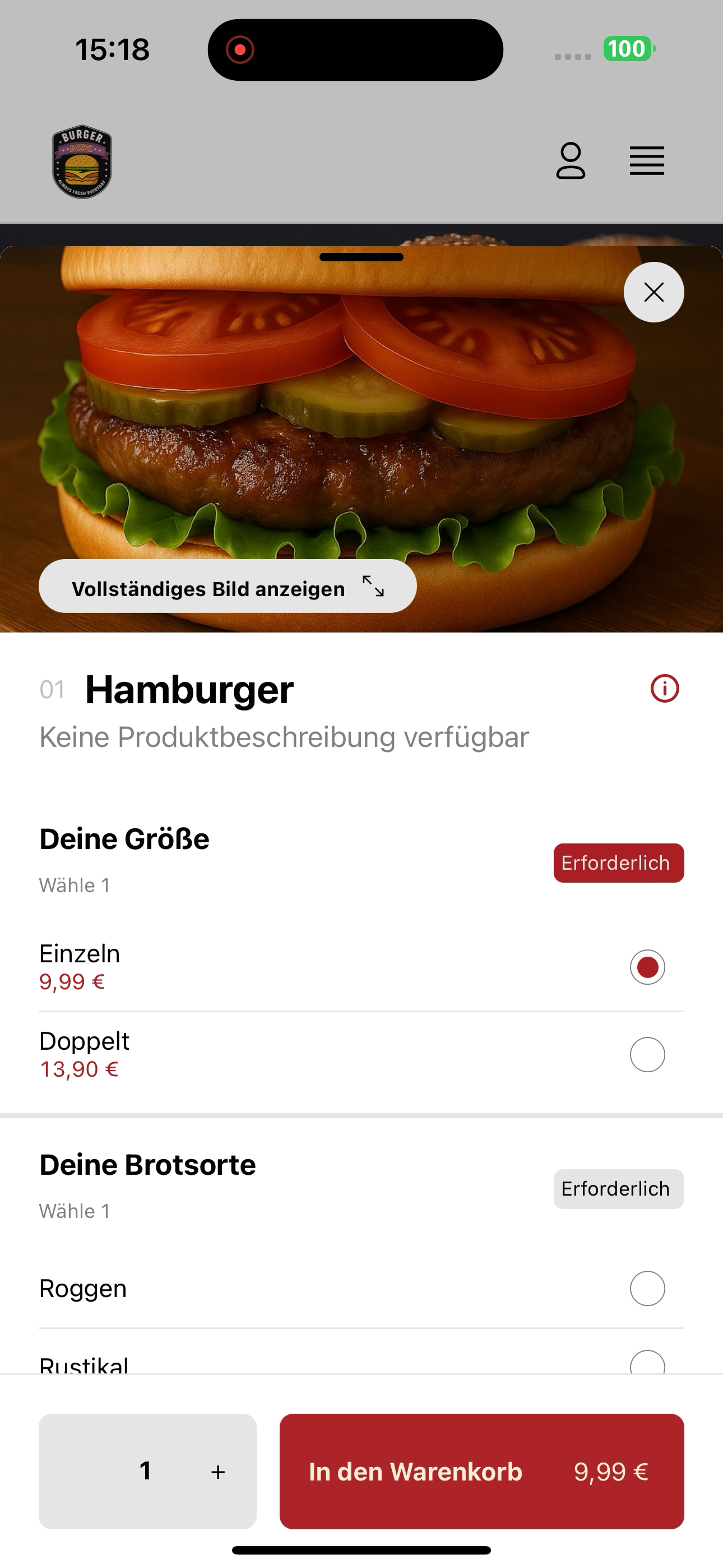 Burger Insel screenshot 4