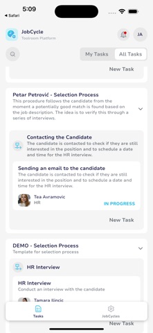 JobCycle screenshot