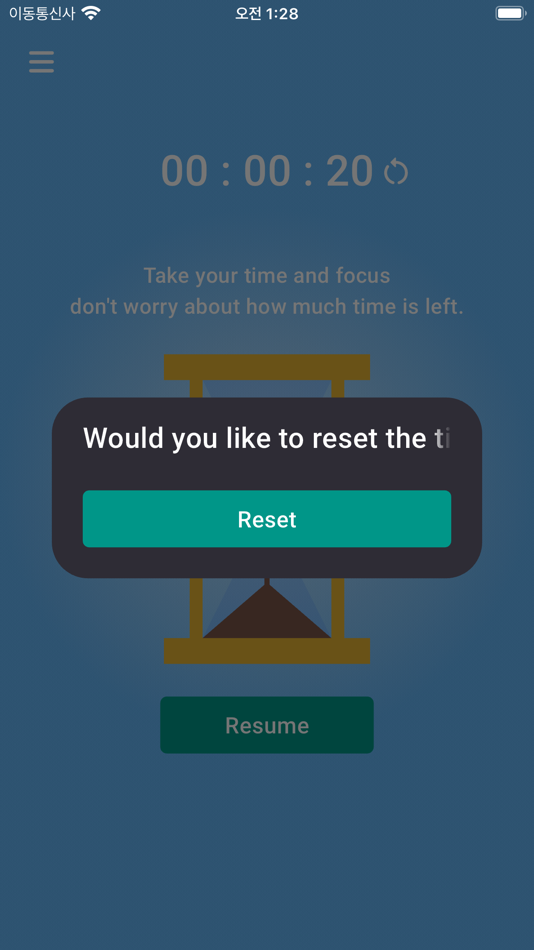 #5. Hourglass-Heart at Ease Timer (iOS) 由: Eung Sang Yeon