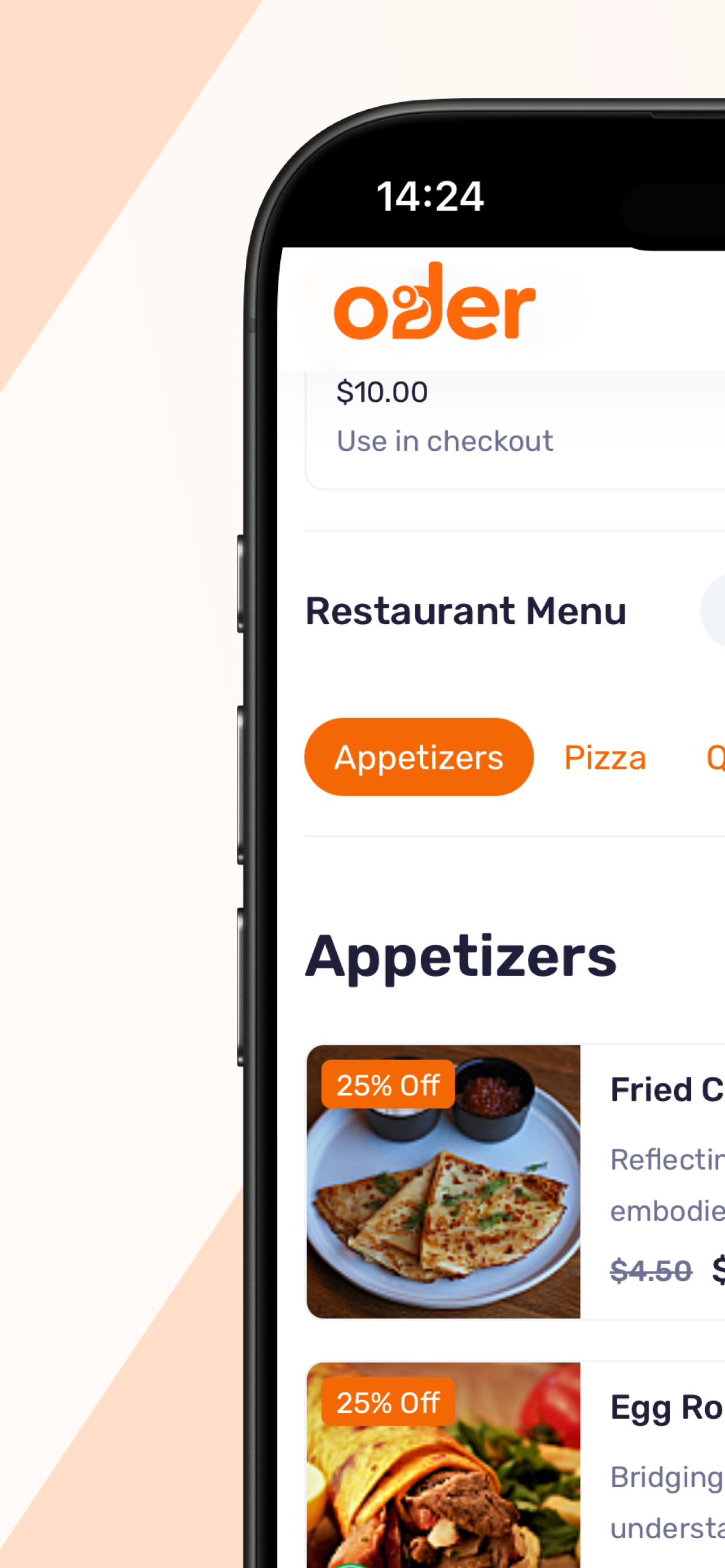 Oder Food: Food Delivery screenshot 4