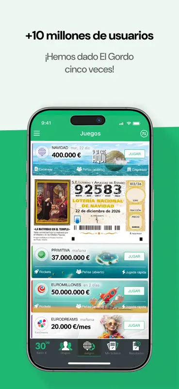 TuLotero compra Lotería online screenshot 8 of 9