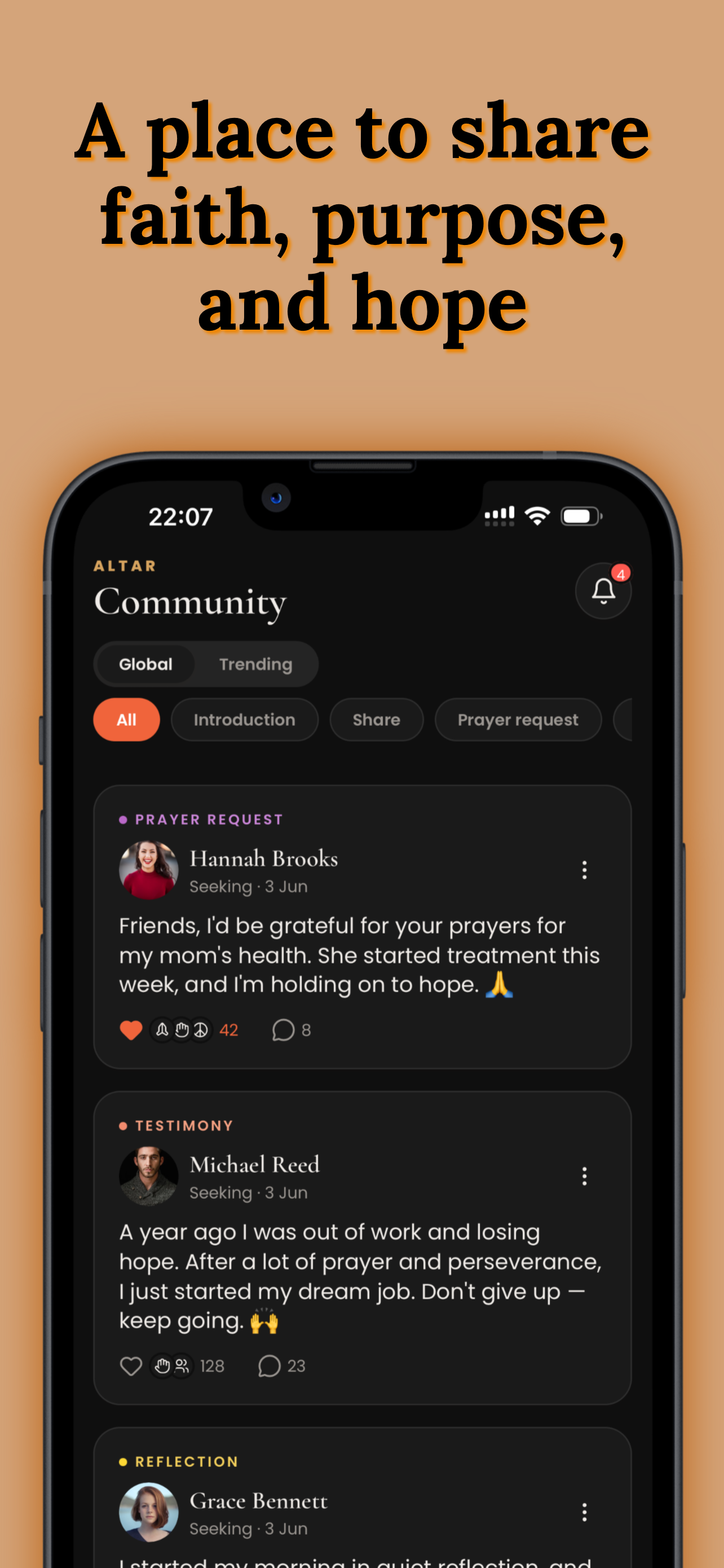 Altar: Faith Dating, Community screenshot 2