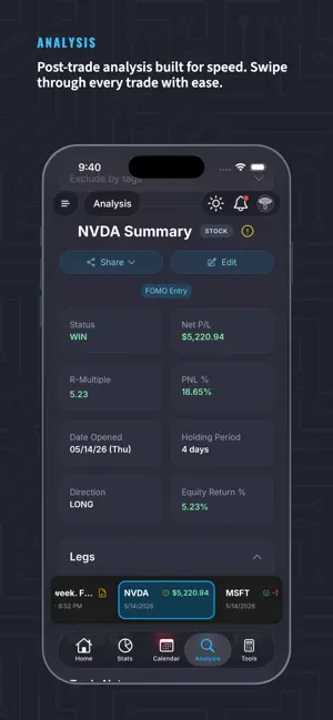 Tradeleau Trading Journal screenshot 4