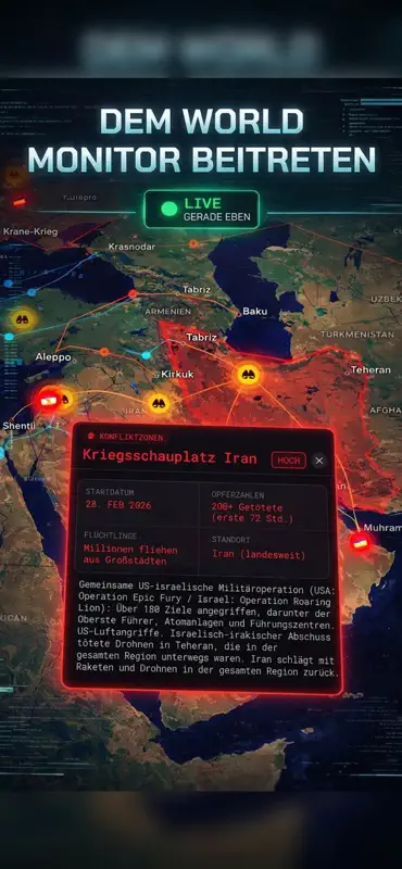 World Monitor - Echtzeit-News screenshot 5 of 6