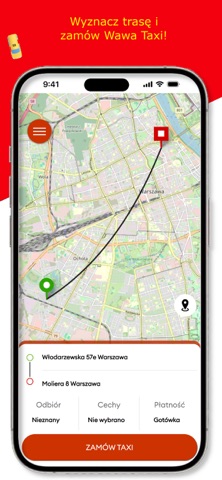 WAWA TAXI Warszawa 22 333 4444 screenshot
