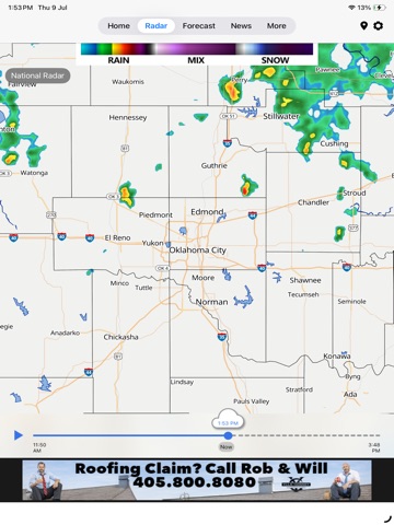 News 9 Weather iPad screenshot 2