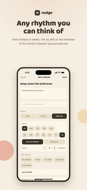 Nudge: Cadence Reminders screenshot 3