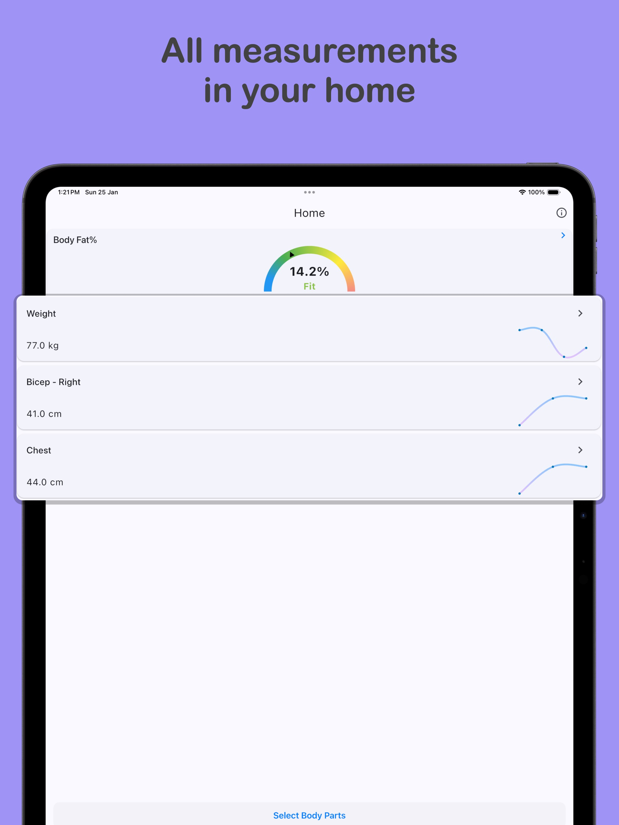 Body Fat calculator & Tracker