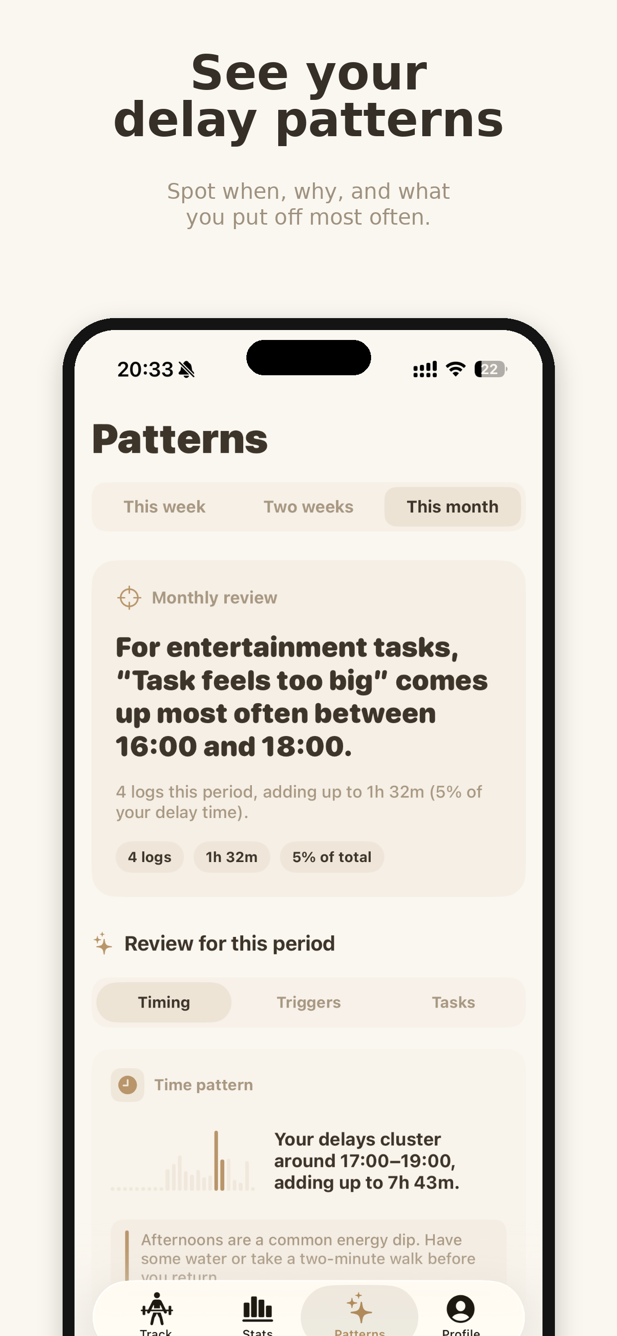 DelayLens: Procrastination Log screenshot 3