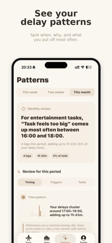 DelayLens: Procrastination Log Screenshot 3 of 4