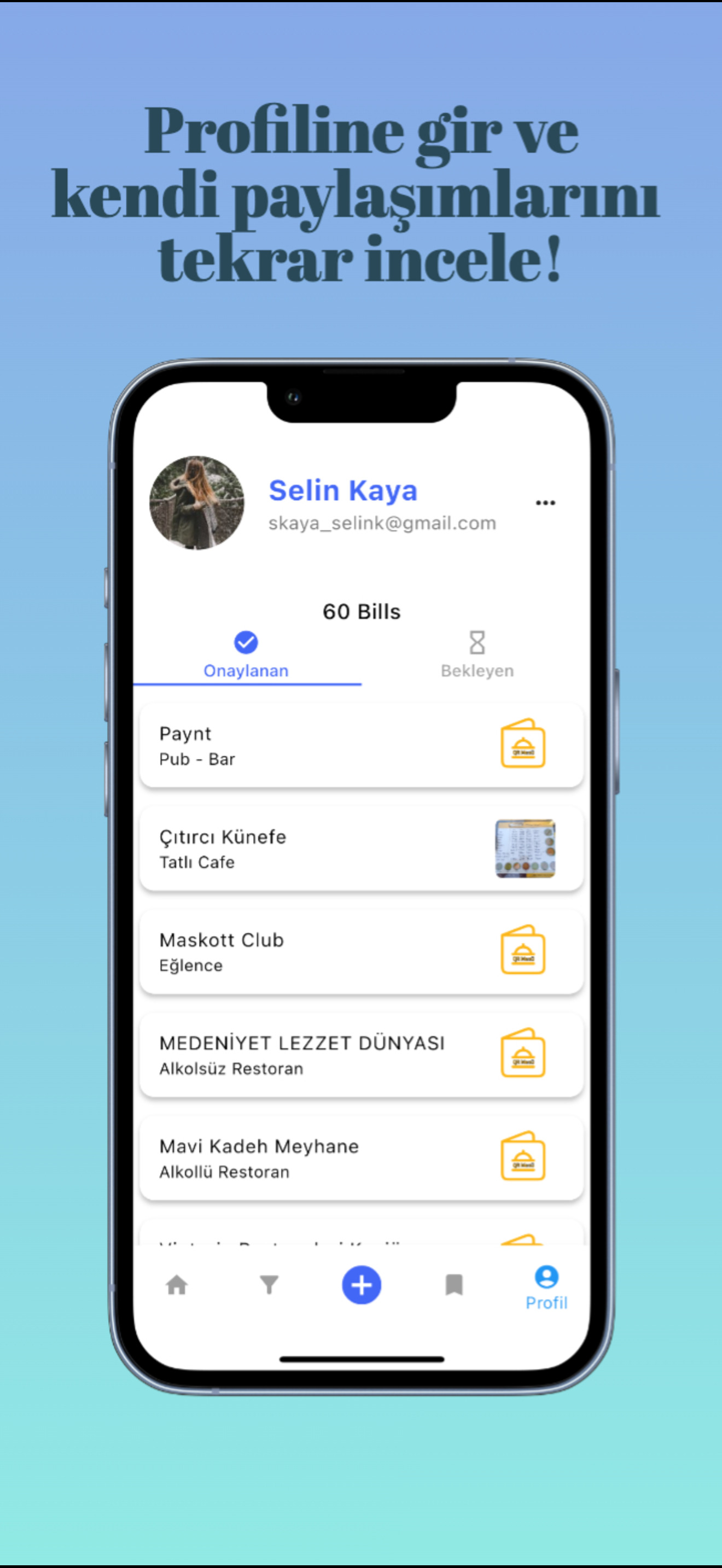 SendeBill - Restoran Menüleri screenshot 7