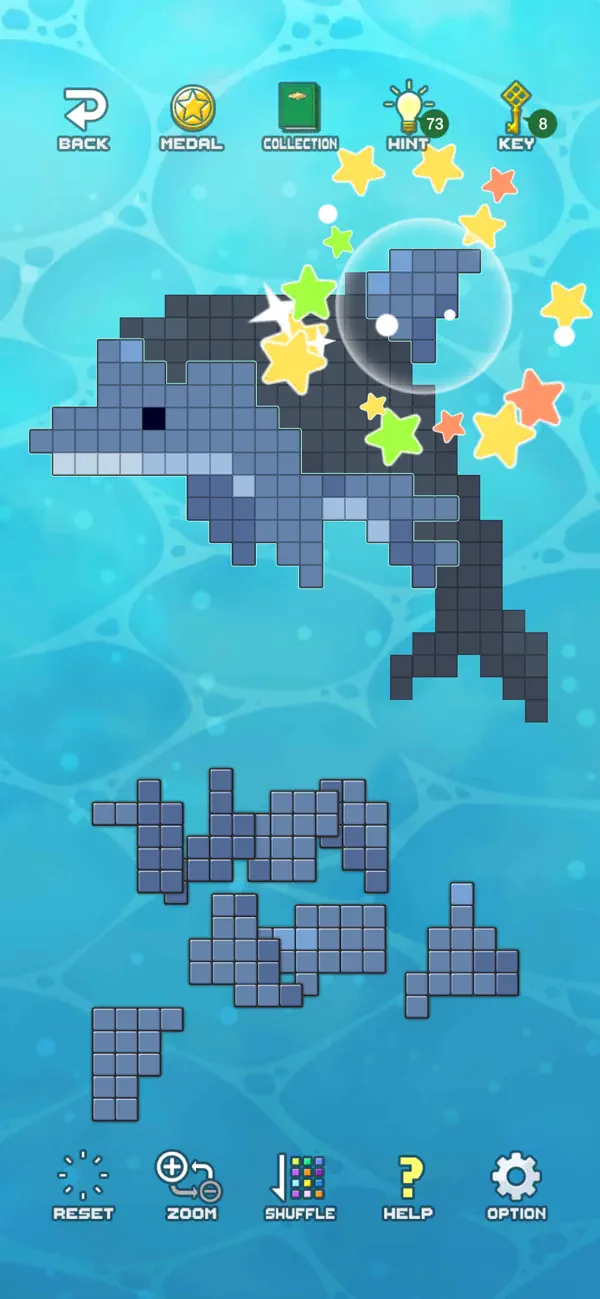 Screenshot #2 pour Dot Piece Puzzle - Pixel Art