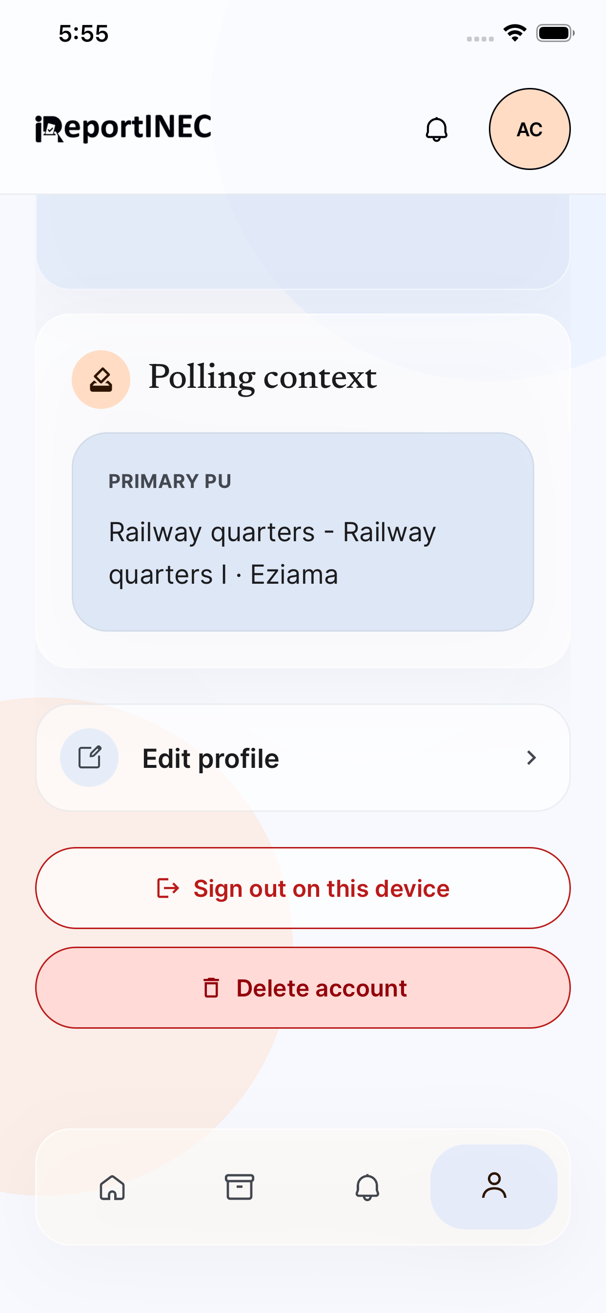 iReportINEC screenshot 7