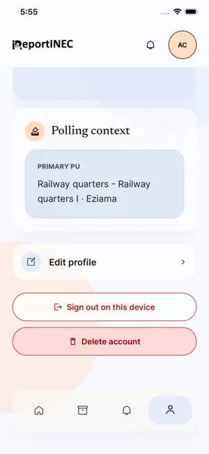 iReportINEC screenshot 4