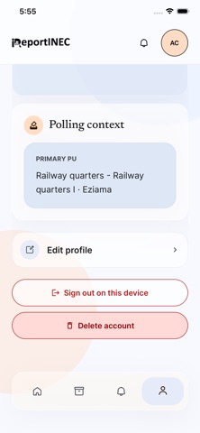 iReportINEC Screenshot 4 of 10