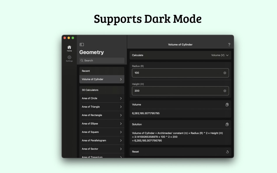 #6. Geometry Calculator (macOS) 由: loay setrak