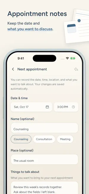 Ema Note: Thoughts & Behavior screenshot 4