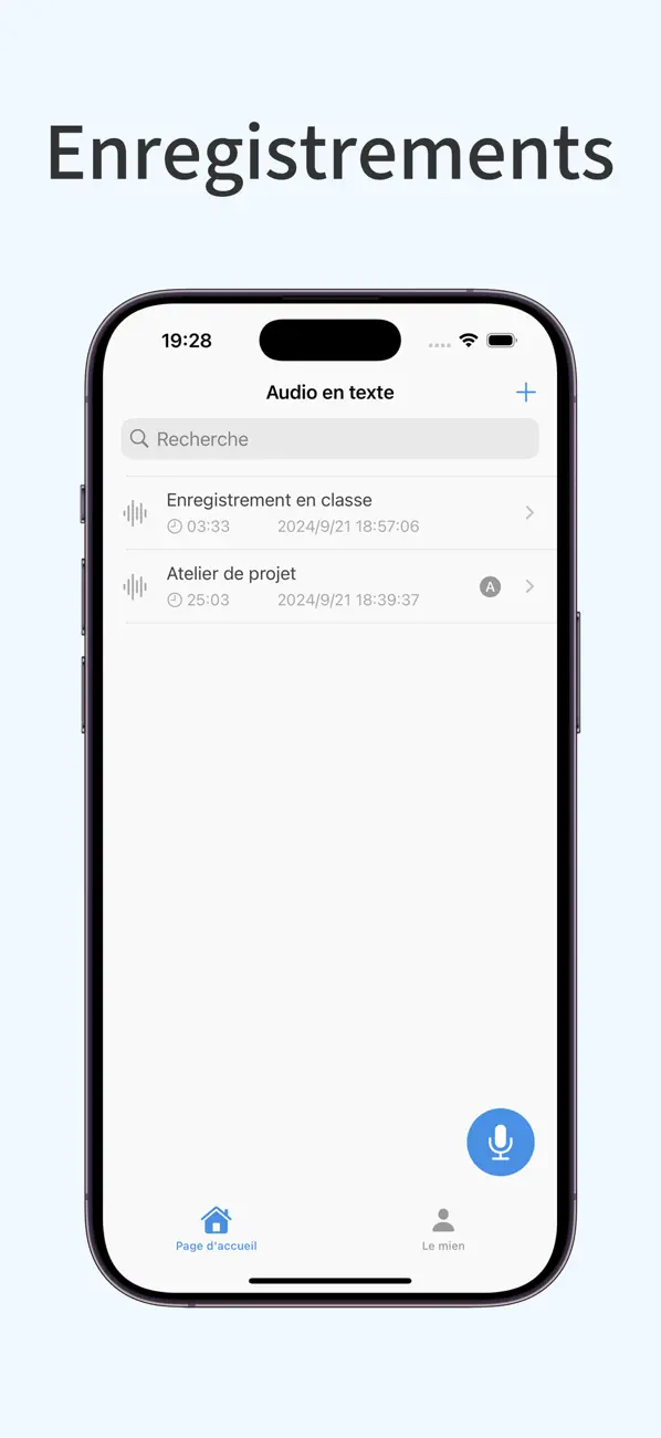 Screenshot #3 pour Audio en texte