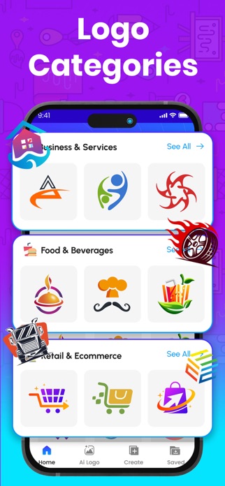 Logo Maker + AI Logo Generator Screenshot 5 of 6