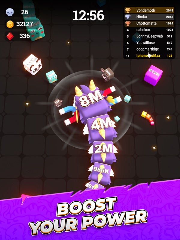Jelly Cube Snake io screenshot 10