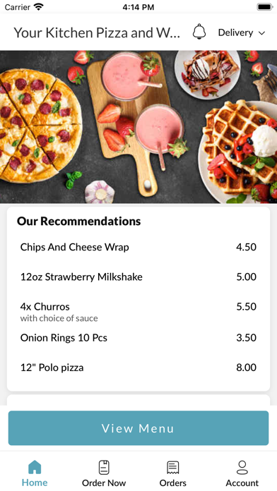 Your kitchen Pizza and Waffle Screenshot