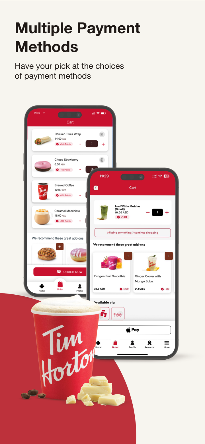 Tim Hortons Middle East screenshot 4