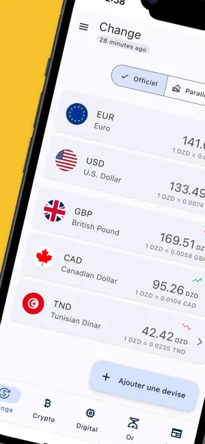 Square Algeria Exchange Rates screenshot 1