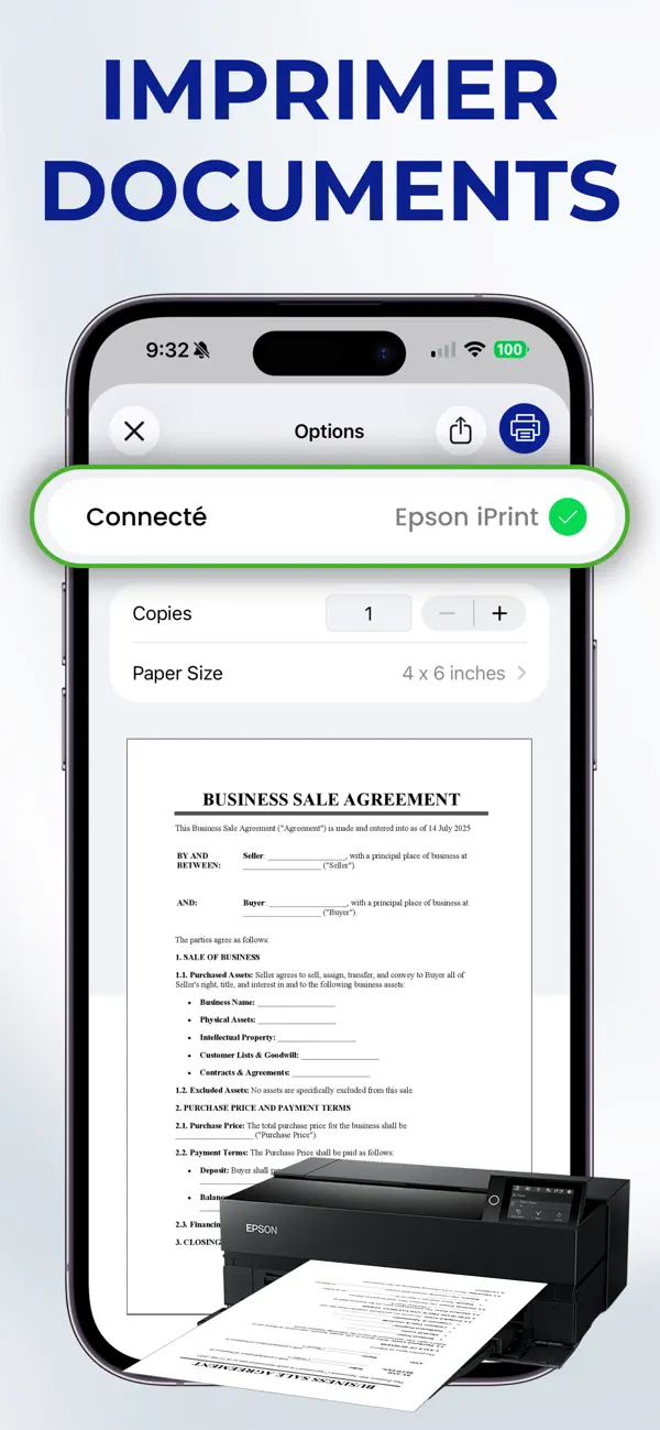 Screenshot #2 pour Epson Smart Panel : HP Deskjet