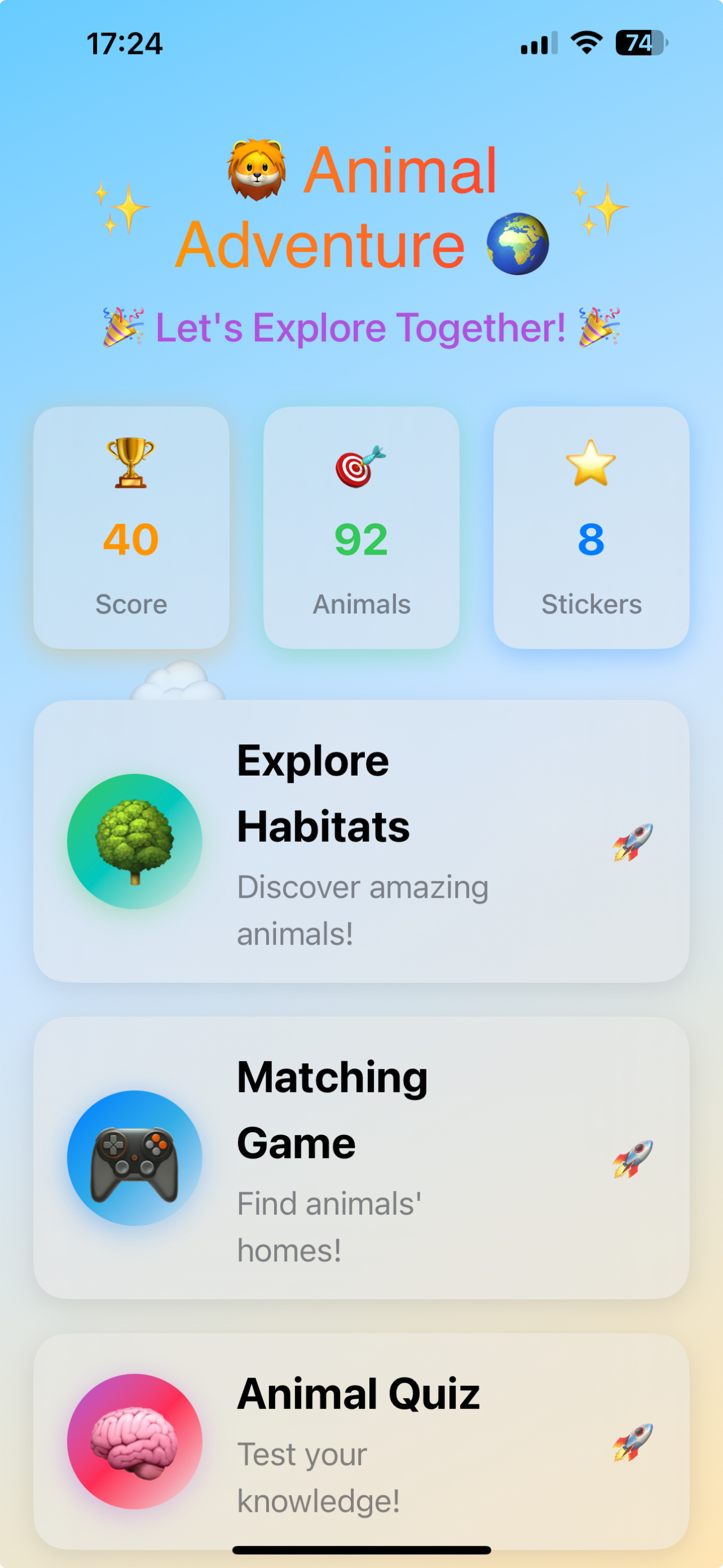 Animal Habitats Explorer