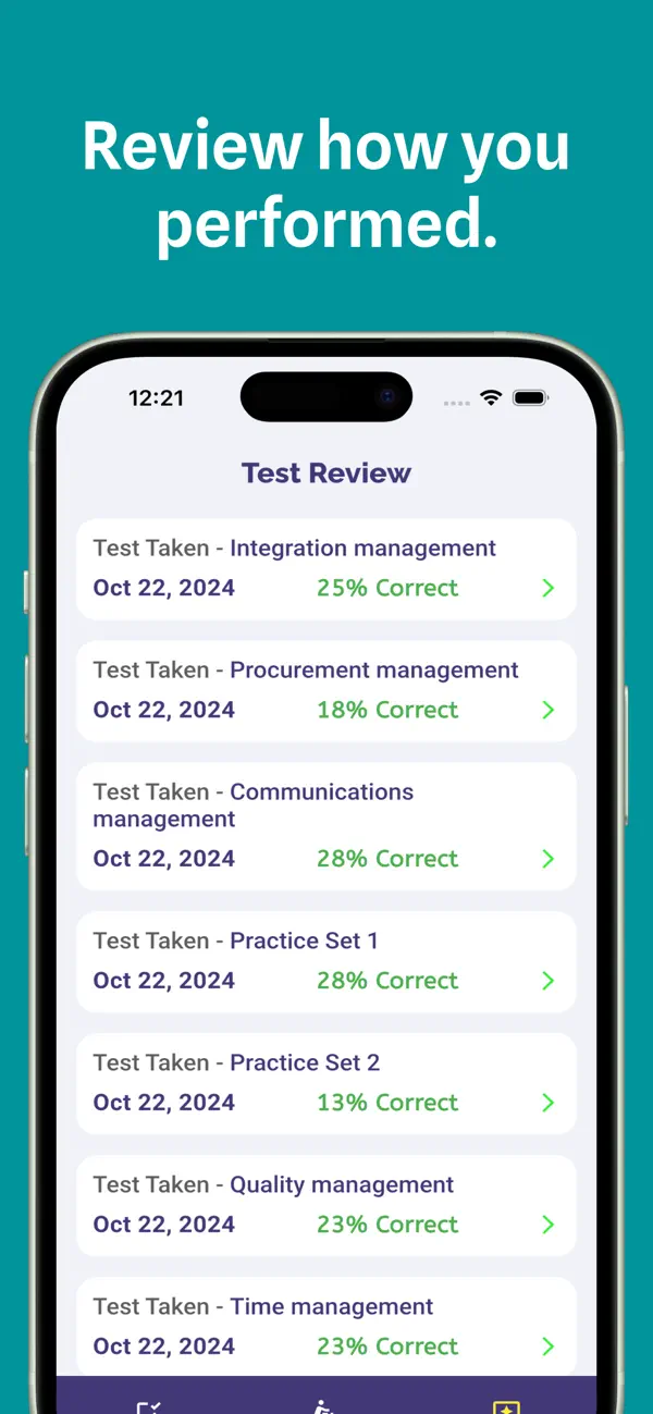 Screenshot #2 pour PMI PMP exam preparation