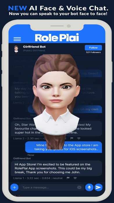 RolePlai - Ai Chat Bot Screenshot