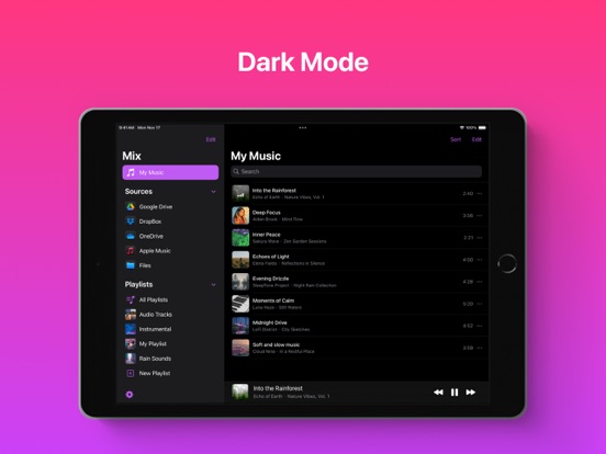 Offline Music Player - Mix iPad screenshot 5 - Music app