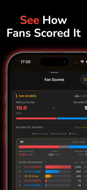 FanScorecards screenshot 2