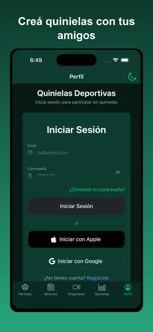 EasyFutbol screenshot 1
