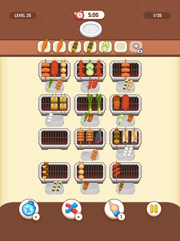 Food Grill Match: Puzzle Sort iPad screenshot